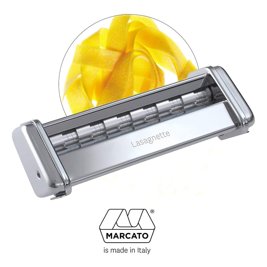 Marcato หัวตัดเส้น Lasagnette 10 mm (Made in Italy) รับประกัน 2 ปี หากใช้ในครัวเรือน และ 1 ปี หากใช้ในเชิงพาณิชย์