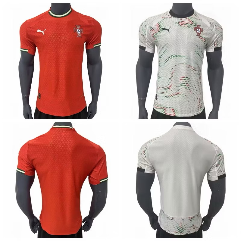 เสื้อทีมชาติโปรตุเกส เหย้า สีเเดง Player Edition เกรดนักเตะ 2025