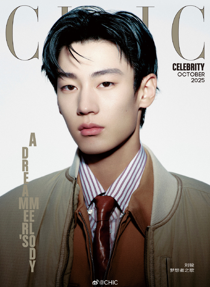 Pre - นิตยสาร CHIC หลิวจวิ้น Liujun 刘骏 2025+การ์ด