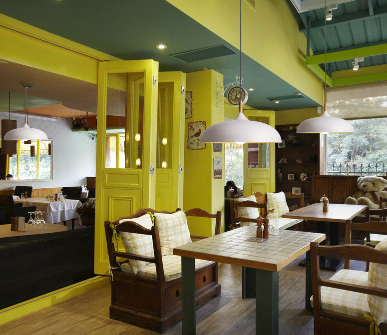 โคมไฟห้อยเพดานนอร์ดิกหัวไม้ 45cm