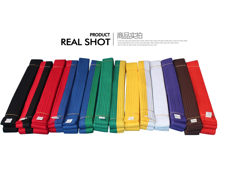 (พรีออเดอร์) สายเทควันโด Taekwondo TCD10011-1P สีล้วน