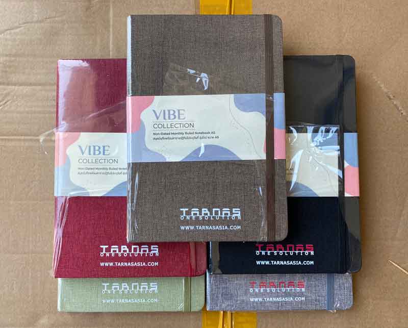 ฟิล์มโลโก้ติดสมุดออร์แกไนซ์, ฟิล์มติดสมุดผ้า