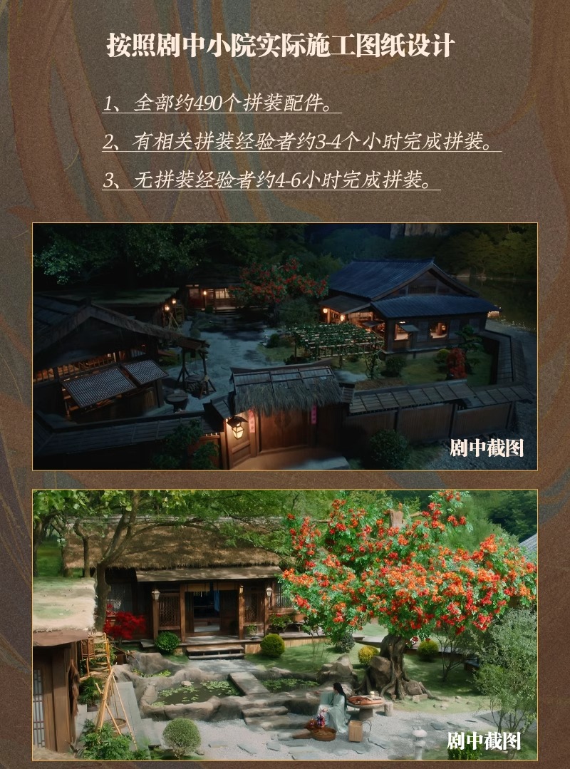 Pre - โมเดลบ้านประกอบซีรี่ย์ปฐพีไร้พ่าย Shen Li จ้าวลี่อิง สิงจื่อ TheLegendOfShenLi(Official Goods)