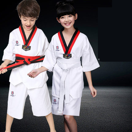 (พรีออเดอร์) ชุดเทควันโด+สาย Taekwondo TCD10001-9P