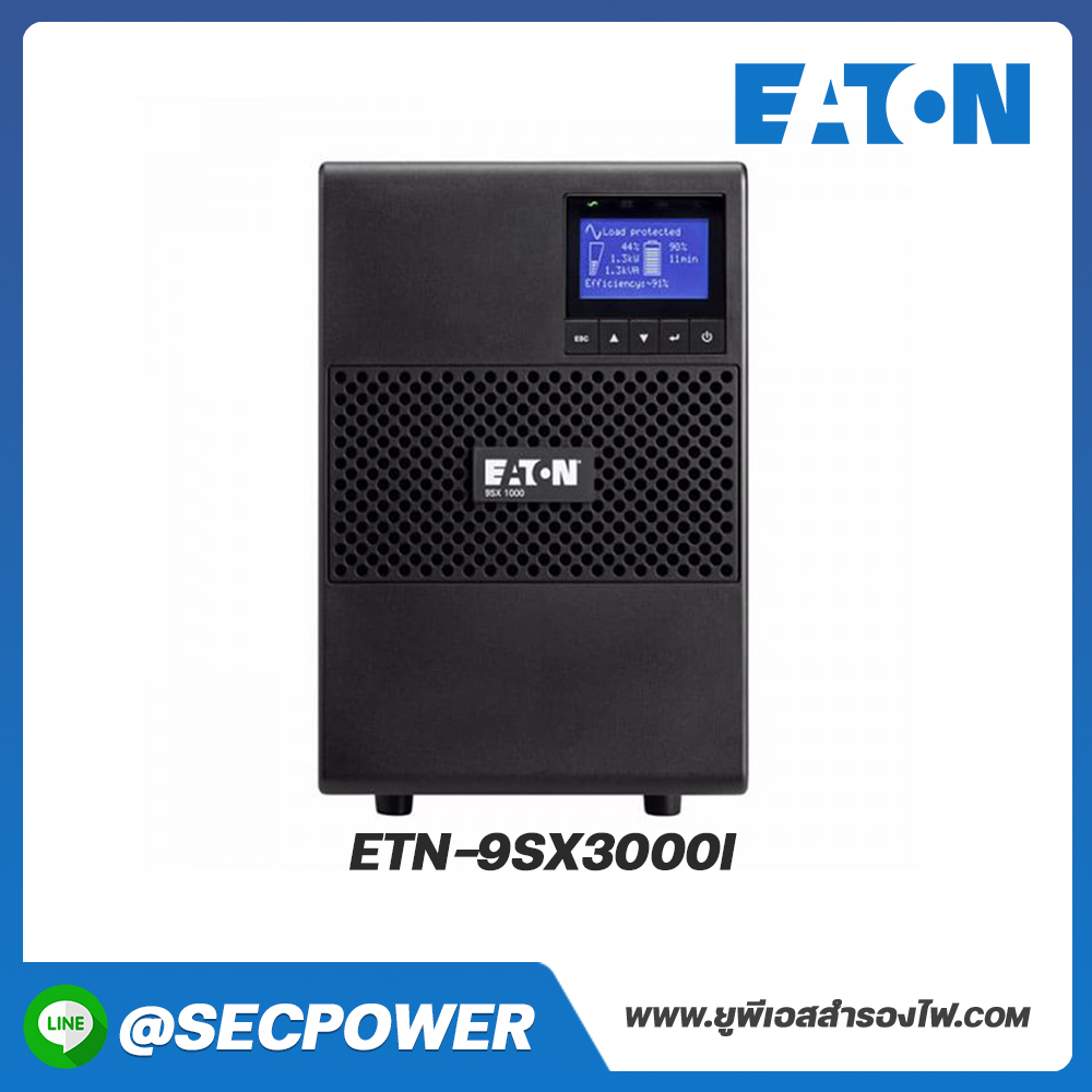 เครื่องสำรองไฟฟ้า Eaton รุ่น ETN-9SX3000I | 9103-83957
