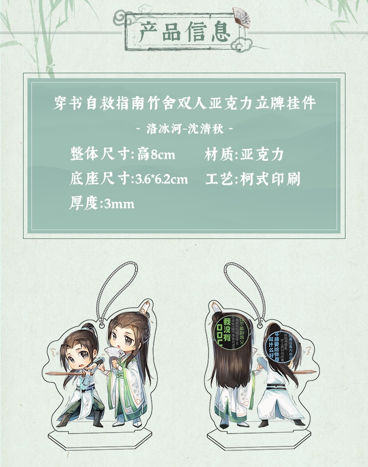 Pre - แสตนดี้อะคริลิค #ตัวร้ายอย่างข้าจะหนีเอาตัวรอดยังไงดี