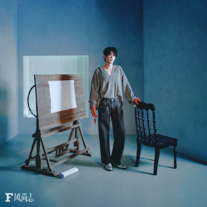 Pre - นิตยสาร F风尚志 หวังเฮ่อเหย่ 王赫野 WangHeye 2025 A/B/C+การ์ด+การ์ดโพลารอยด์