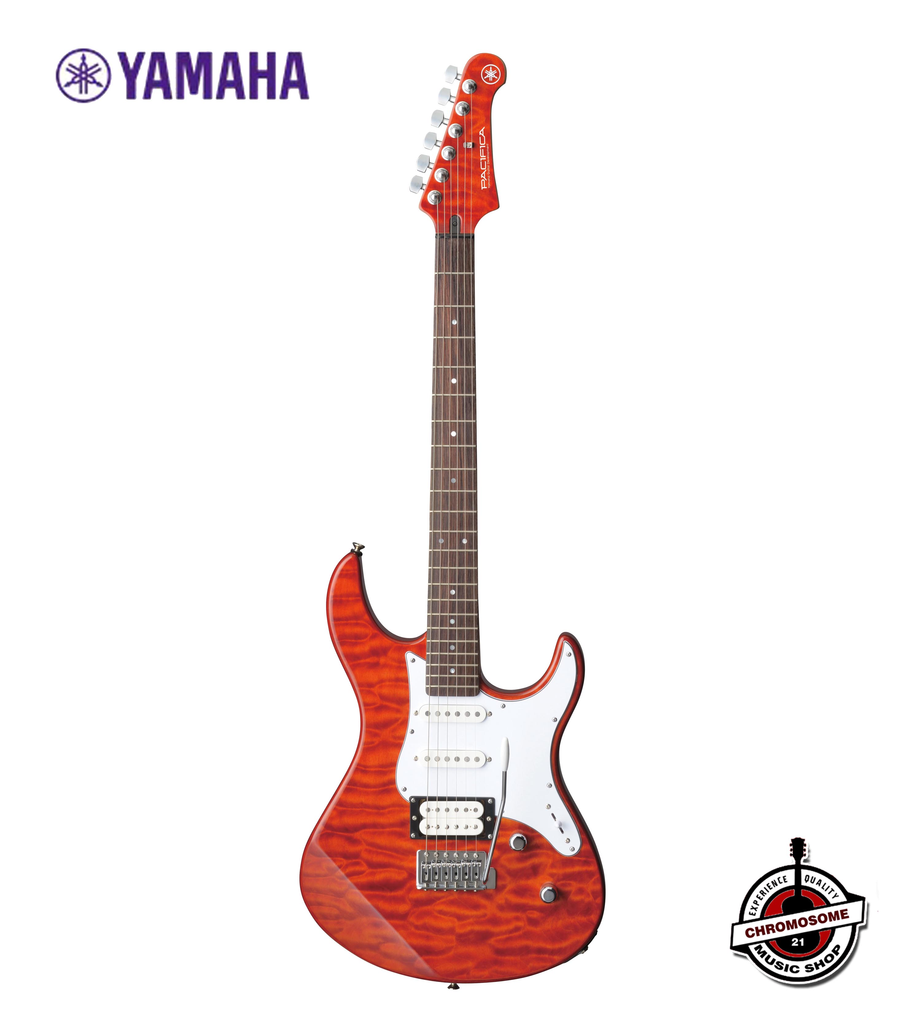กีตาร์ไฟฟ้า Yamaha PAC212VQM (สีCaramel Brown)