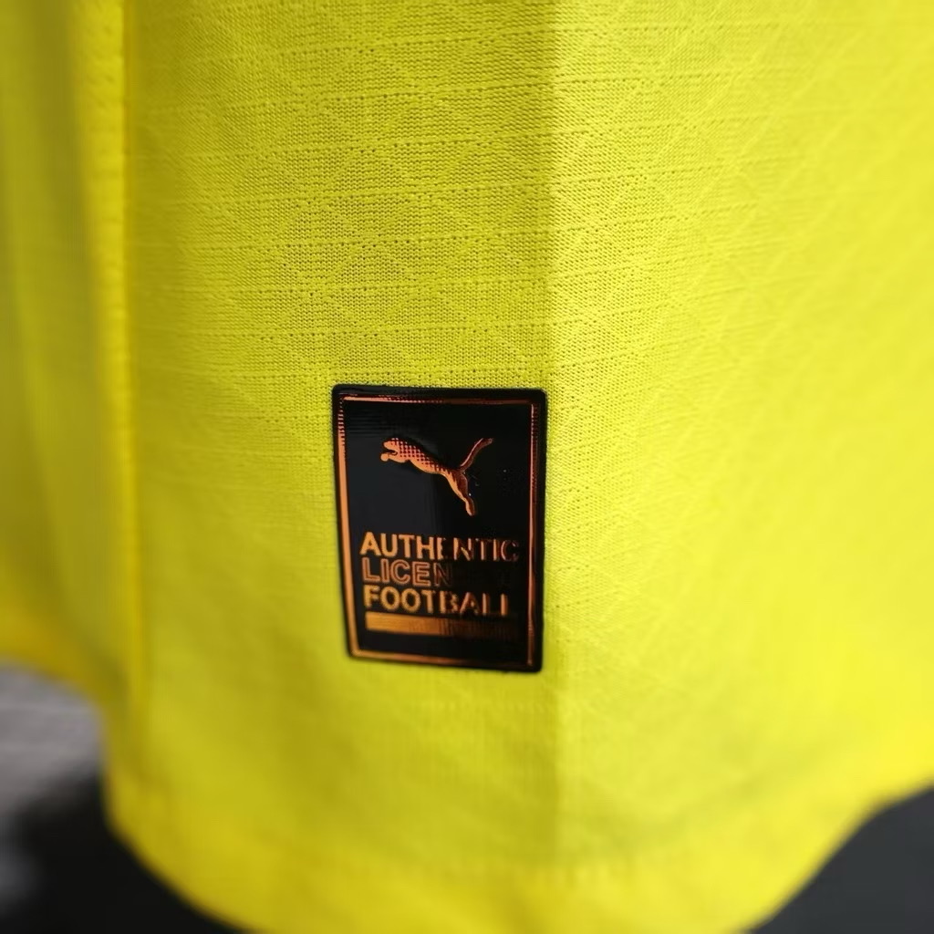 2025-26 เสื้อฟุตบอลดอทมุน สีเหลือง สำหรับผู้ชาย Player Edition เกรดนักเตะ Size S-2XL ส
