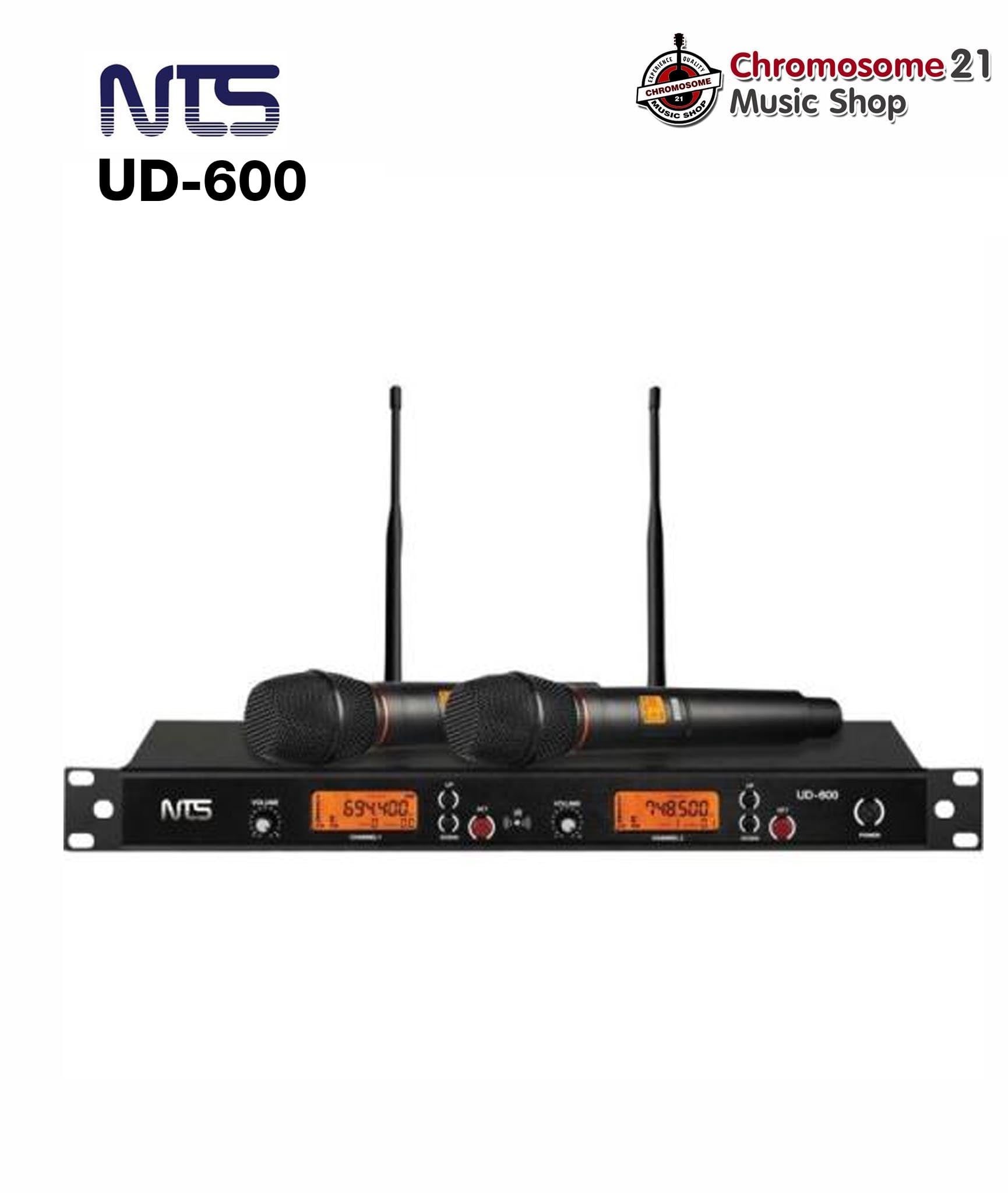 ไมค์ลอยคู่ NTS UD-600 ปรับความถี่ได้
