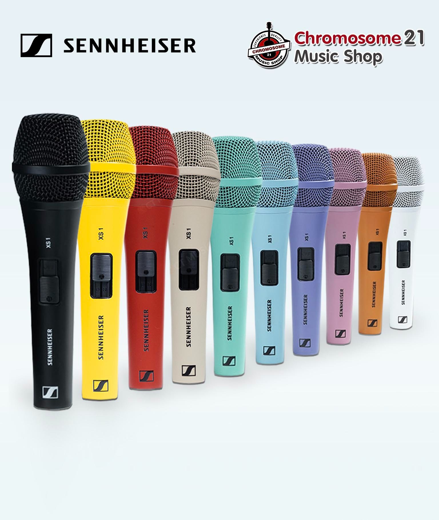 Sennheiser XS1 Custom Color ไมค์โครโฟน สีดำ 2.240 บาท สีอิ่นๆ 2.990 บาท