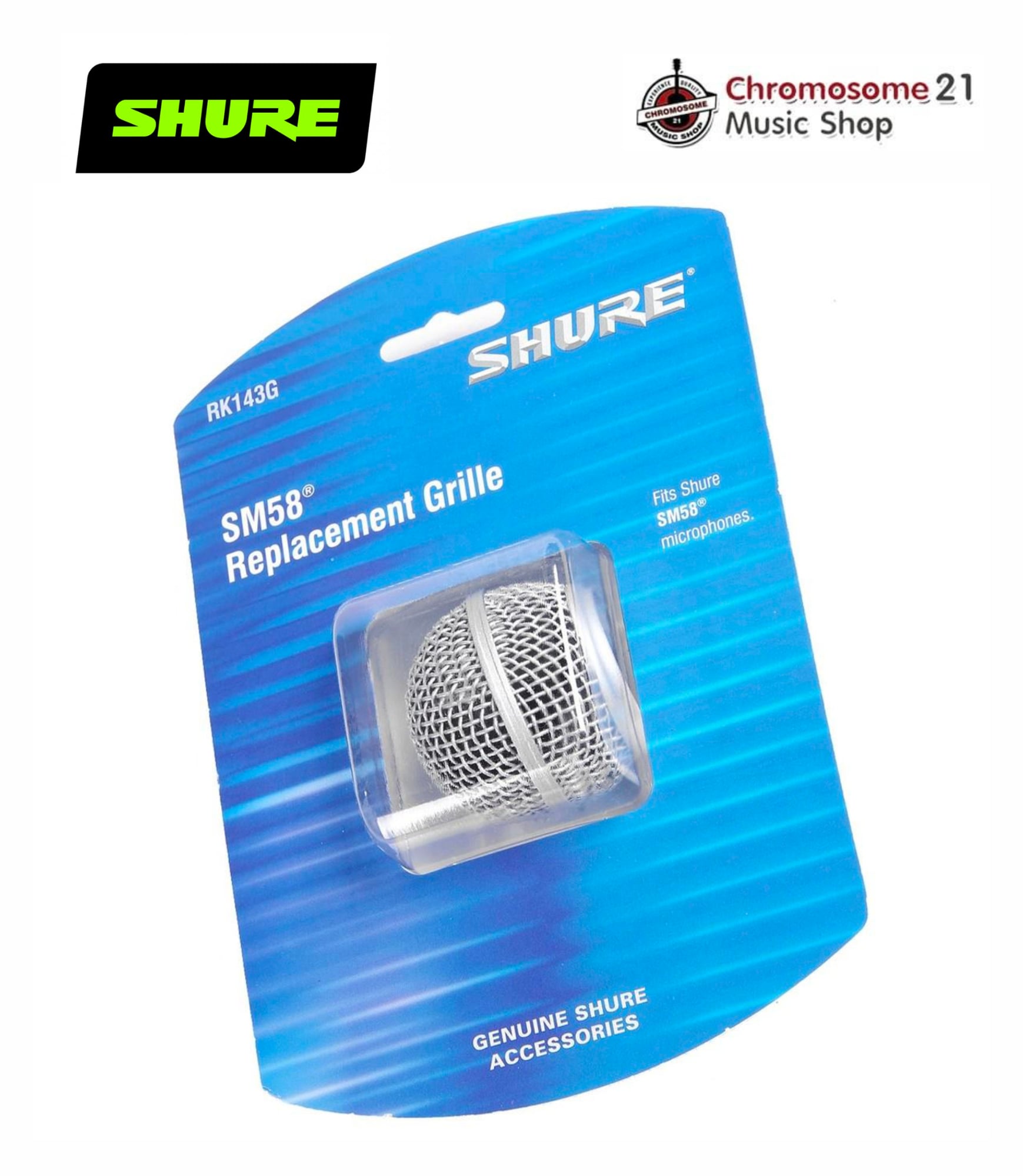 ตะกร้อสวมไมค์ SHURE รุ่นRK-143G SM58 (สินค้าของแท้ บ.มหาจักร)