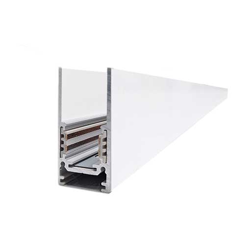 SLEEK S 1M/2M Surface Magnetic Track Rail White