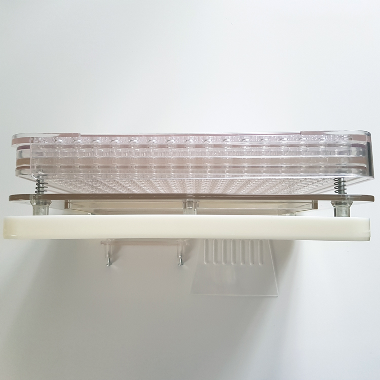 เครื่องบรรจุแคปซูลยา เบอร์ 0 (ครั้งละ 200 แคปซูล) สีใส มีขอบกันผงยา