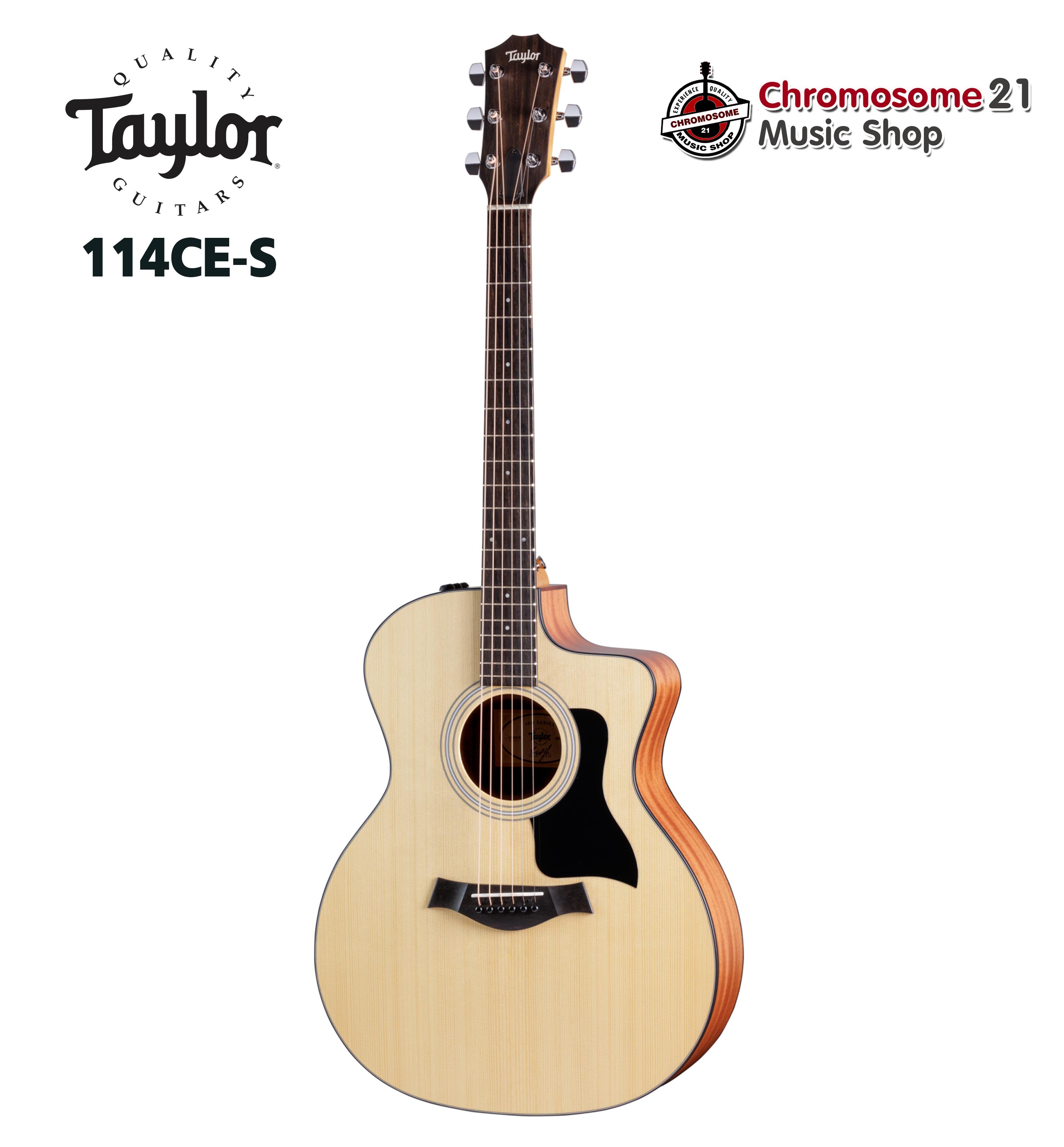กีตาร์โปร่งไฟฟ้า TAYLOR 114CE-S