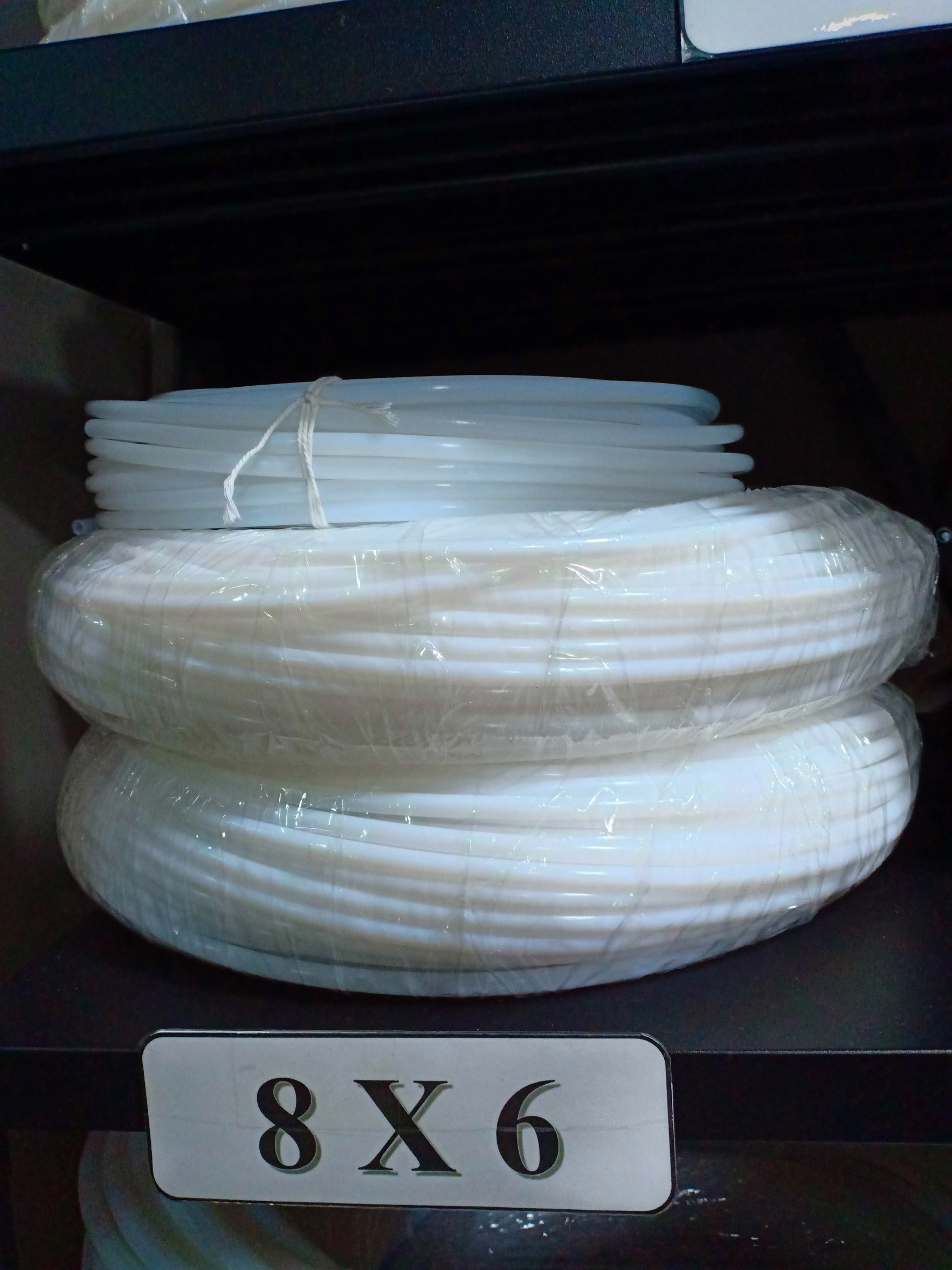 ท่อเทปล่อน PTFE แบบขาวขุ่น 8 มม. (8x6 mm.)