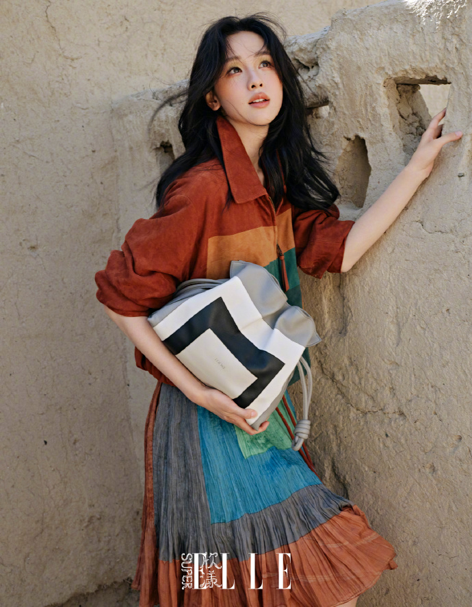 Pre - นิตยสาร SuperELLE เฉินตูหลิง ChenDuling 2025+การ์ด+โพลารอยด์