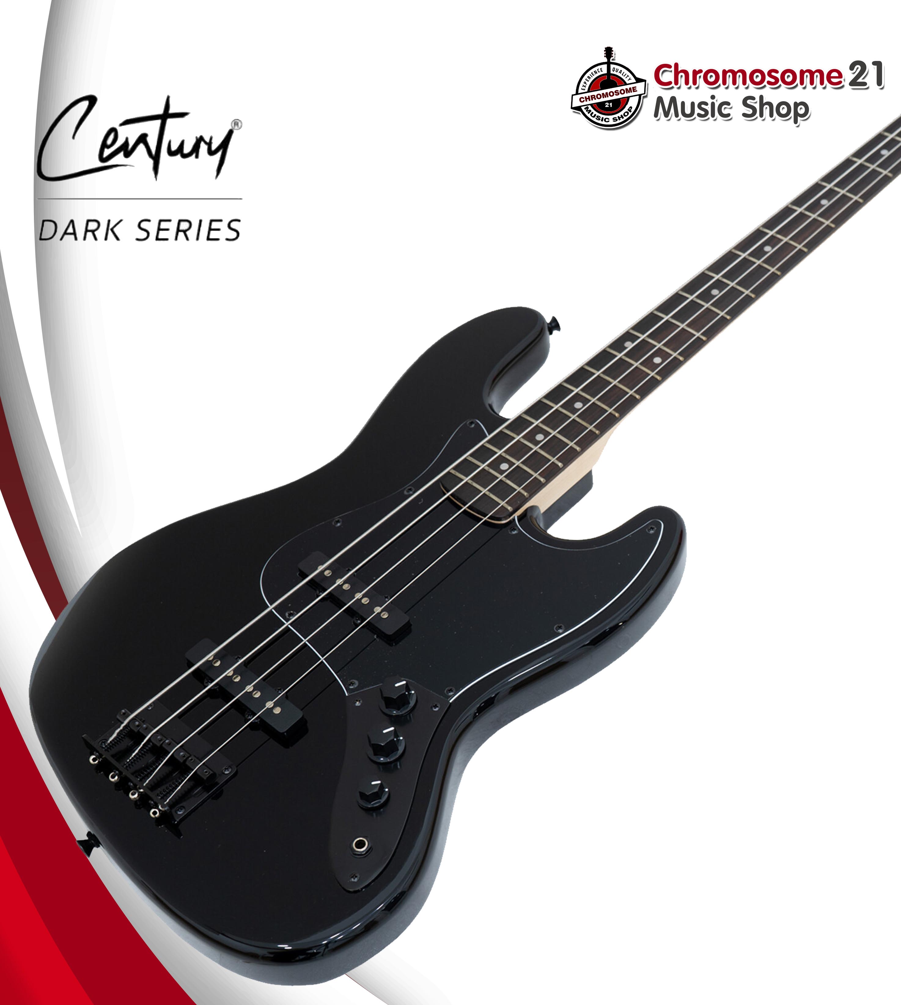 เบส 4 Century DJB Dark Series Jazz Bass (สีดำ)