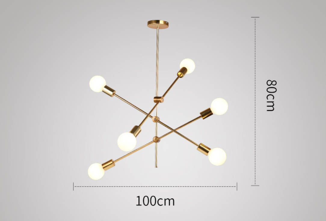 โคมไฟห้อยเพดาน Nordic luxury modern