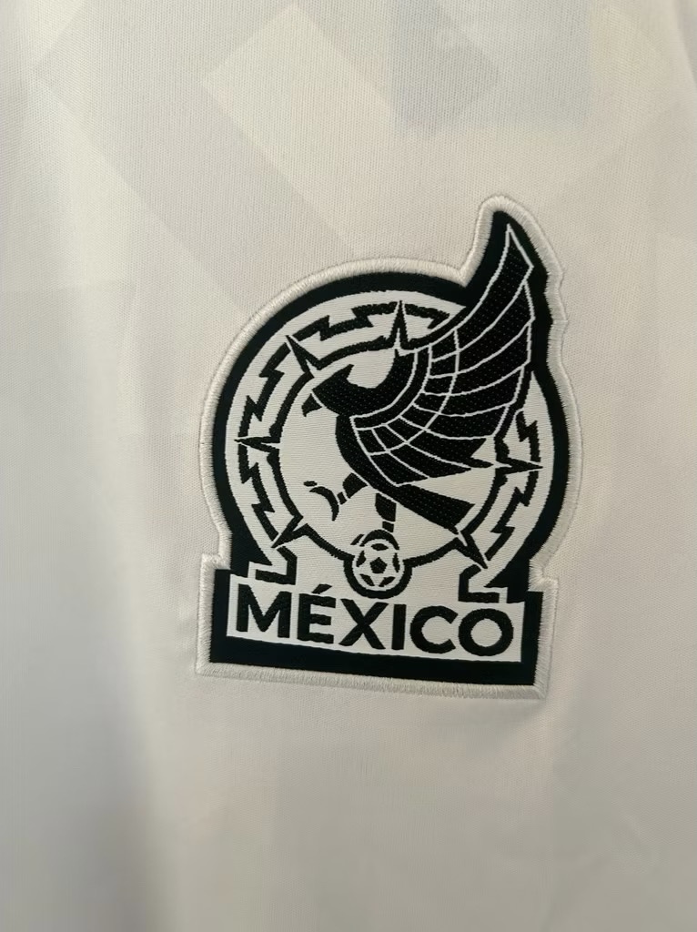 2026-27 มาใหม่เสื้อฟุตบอลทีมชาติเม็กซิโก สีขาว สำหรับผู้ชาย Fans Edition เกรดแฟนบอล Size S-2XL