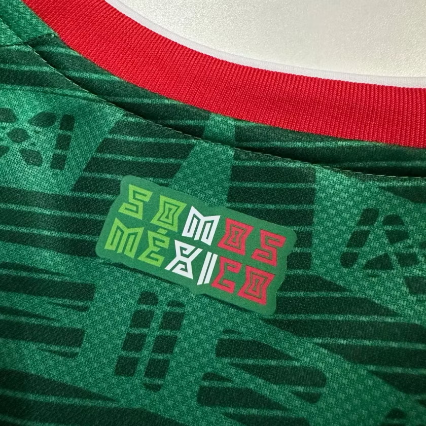 2026-27 มาใหม่เสื้อฟุตบอลทีมชาติเม็กซิโก สีเขียว สำหรับผู้ชาย Fans Edition เกรดแฟนบอล Size S-2XL