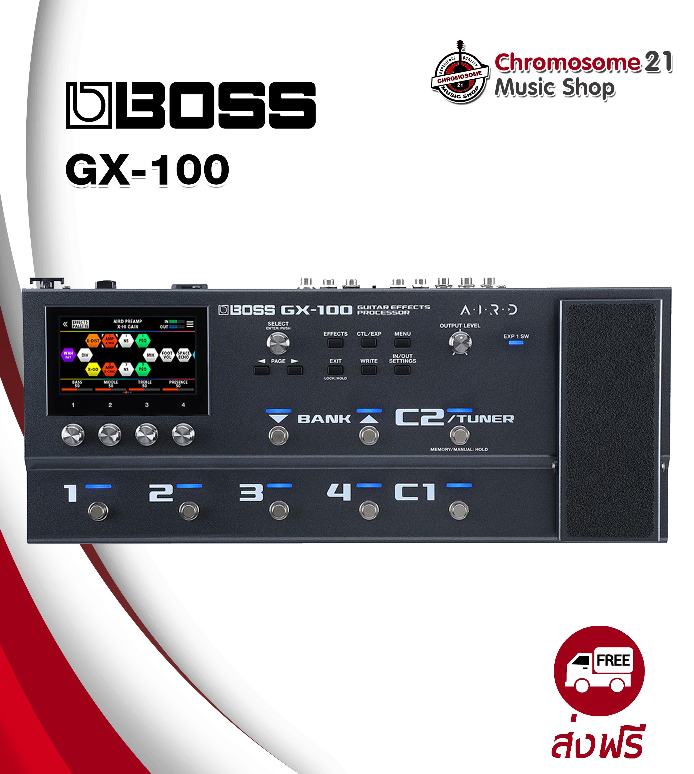 มัลติเอฟเฟคกีตาร์ Boss GX-100