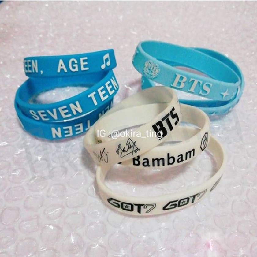🔥 พร้อมส่ง ริสแบน BTS GOT7 Seventeen สินค้าkpop น่ารัก ขายดีมาก