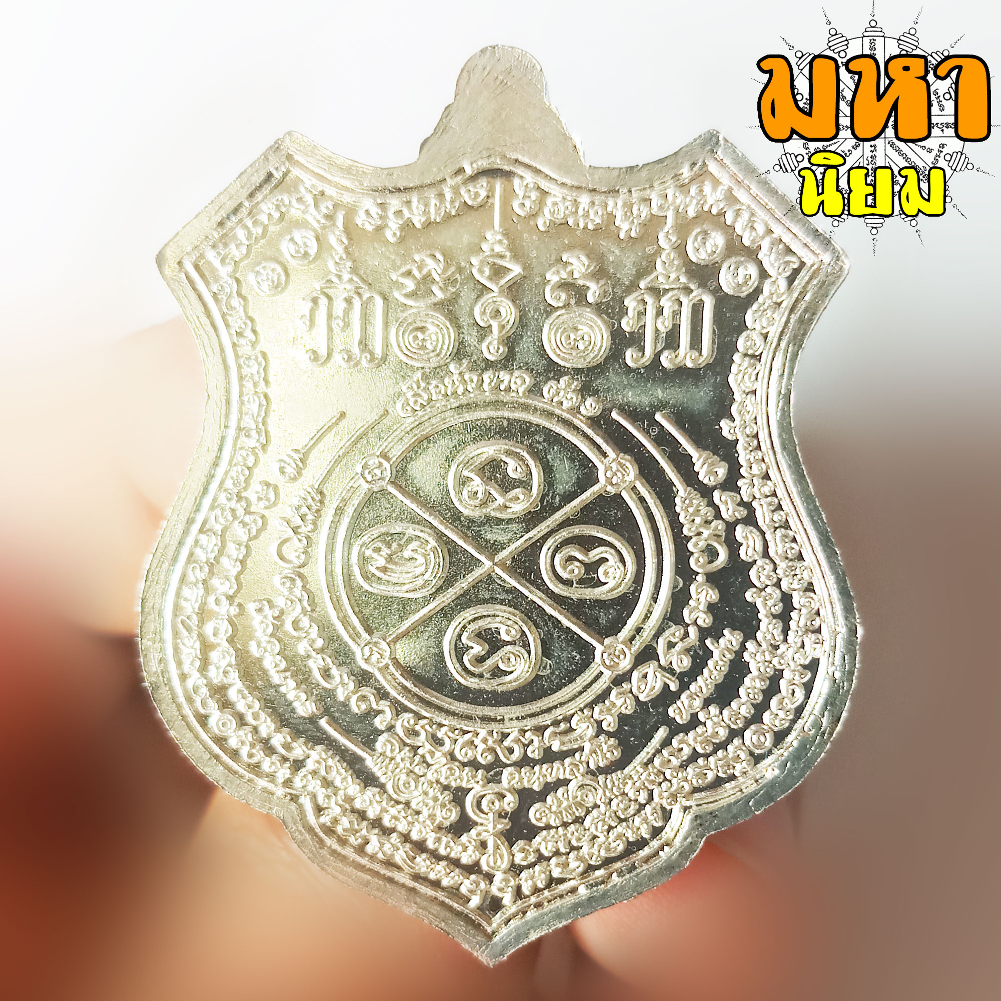 เหรียญเสือหัวขาดตัวหนึ่ง หลวงพ่อไฉน ฉนฺทสาโร จ.ขอนแก่น เนื้อลงยาสี พร้อมกล่องอย่างดี