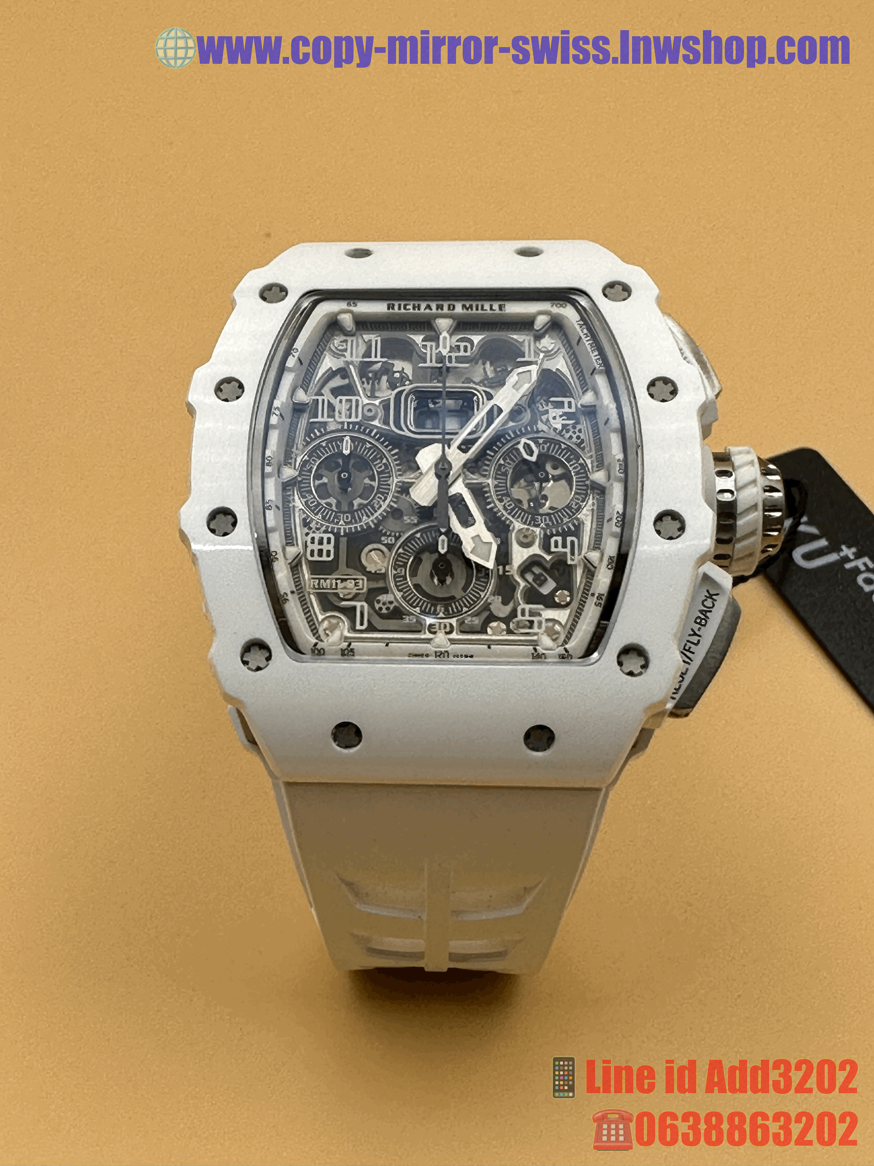 Richard Mille RM11-03 White Ceramic (Swiss KV)