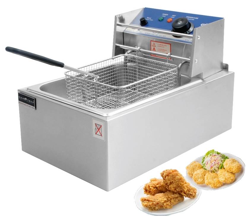 NANOTECH เตาทอดไฟฟ้า 1 อ่างทอด 6 ลิตร รุ่น NT-661E (หม้อทอด)