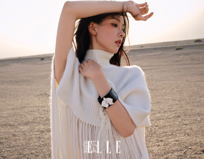 Pre - นิตยสาร SuperELLE เฉินตูหลิง ChenDuling 2025+การ์ด+โพลารอยด์