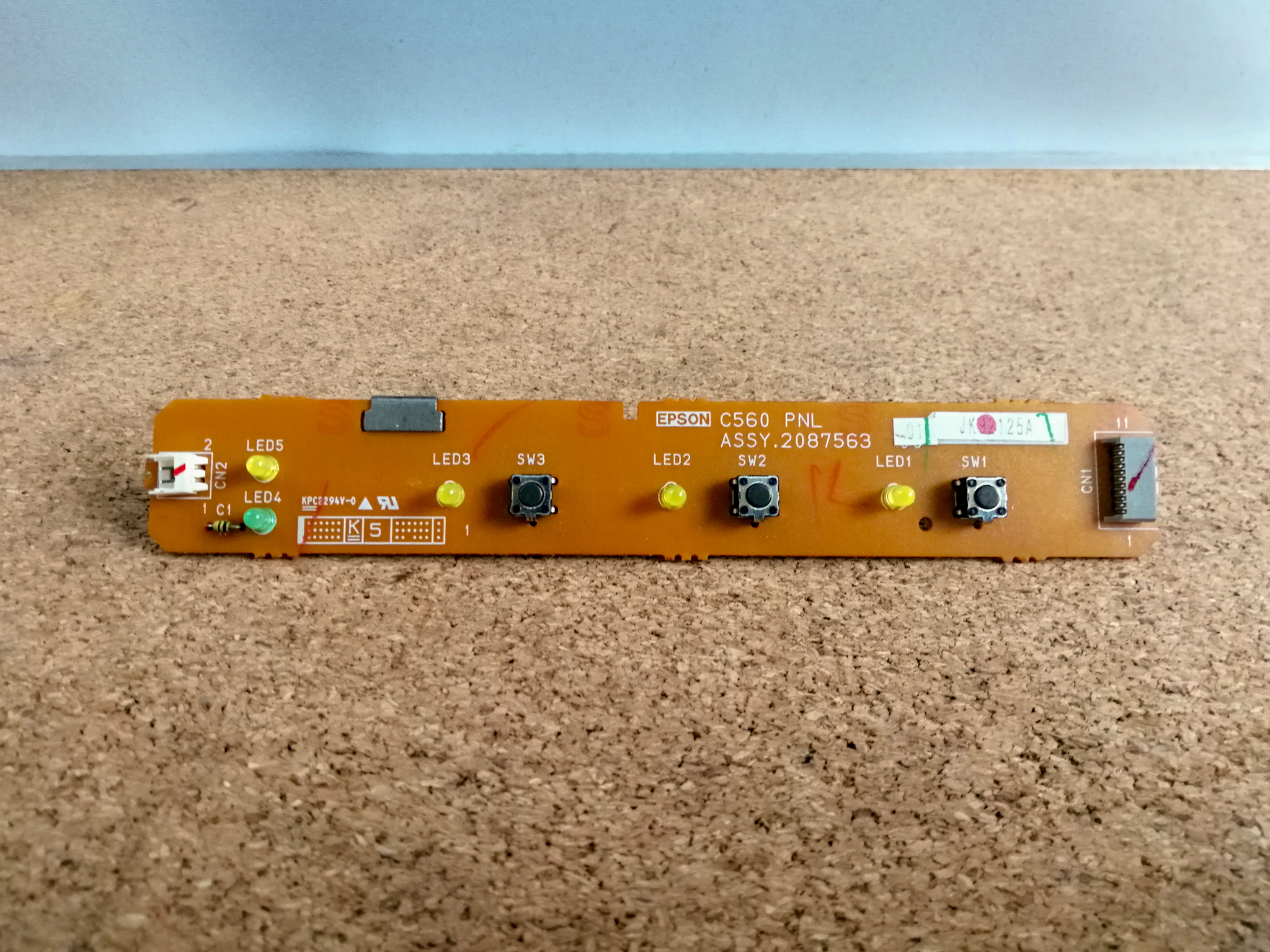 Control Panel board แผ่นปุ่มกด EPSON PLQ-20D