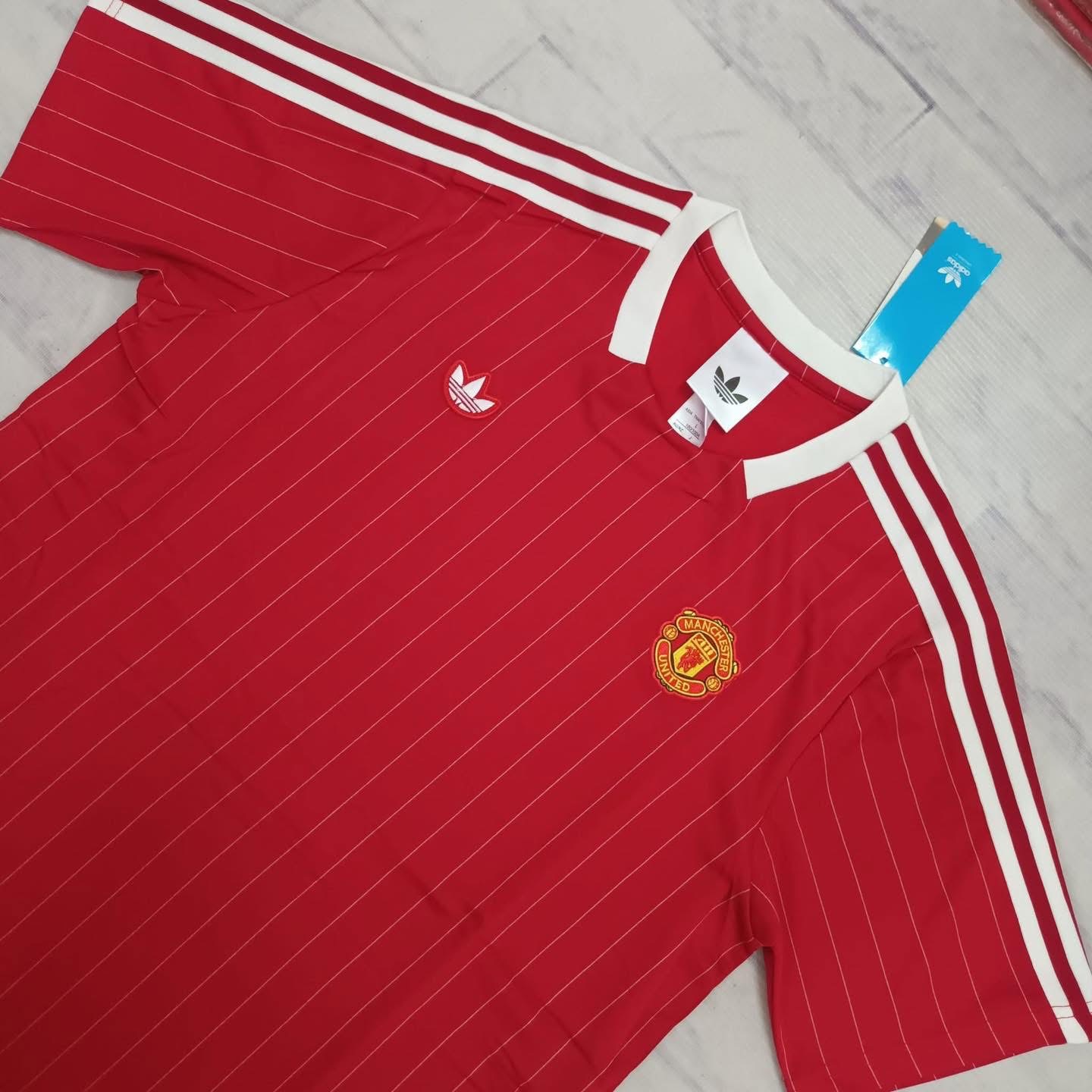 เสื้อฟุตบอล Terrace Icons ปี 2025/26 สโมสรแมนยู สีเเดง เกรดแฟนบอล พรีเมี่ยม💯