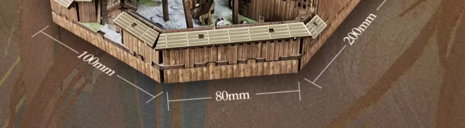 Pre - โมเดลบ้านประกอบซีรี่ย์ปฐพีไร้พ่าย Shen Li จ้าวลี่อิง สิงจื่อ TheLegendOfShenLi(Official Goods)