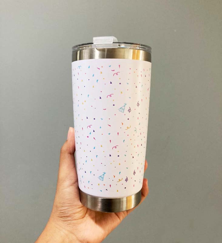 แก้วน้ำพิมพ์ลายวันเกิด ของขวัญวันเกิด 20 Oz