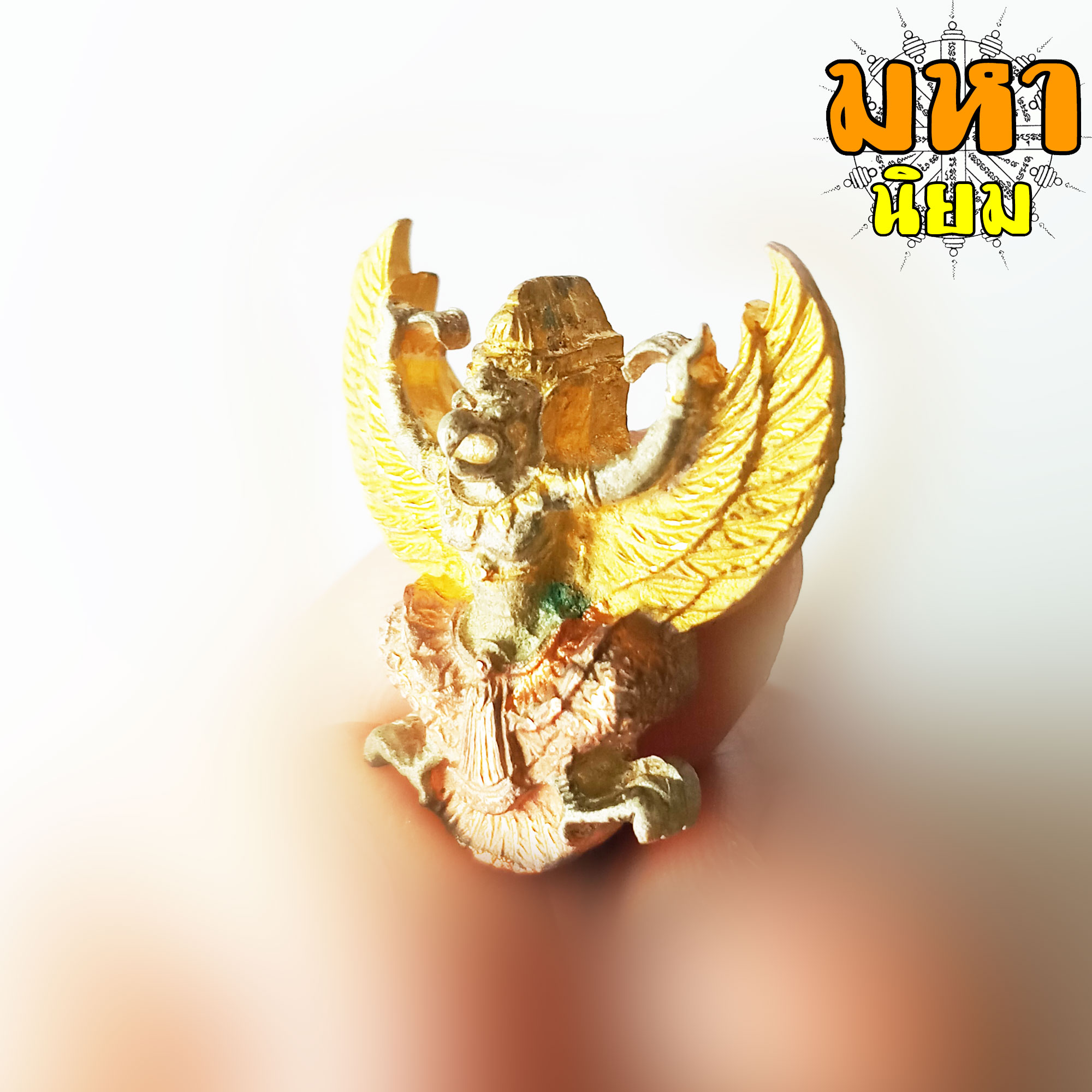 ครุฑ หลวงปู่เส็ง วัดบางนา จ.ปทุมธานี เนื้อสามกษัตริย์