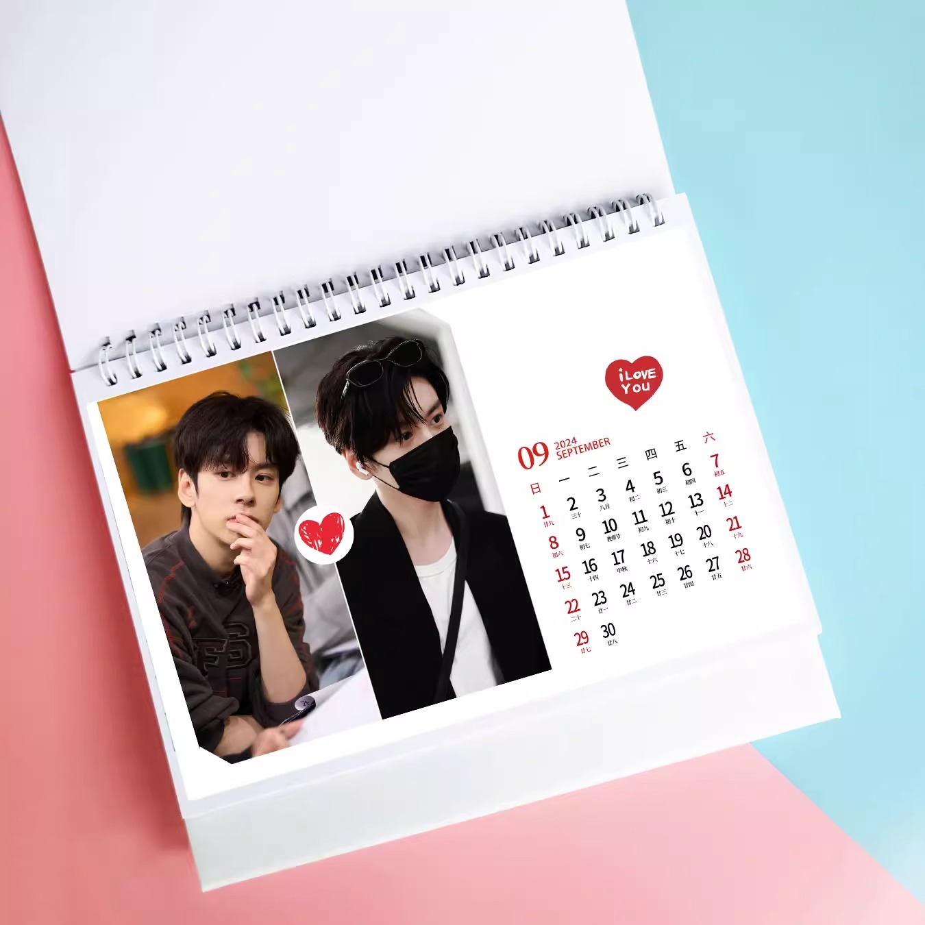 Pre - ปฏิทินตั้งโต๊ะลายเว่ยเจ๋อหมิง WeiZheming 2025