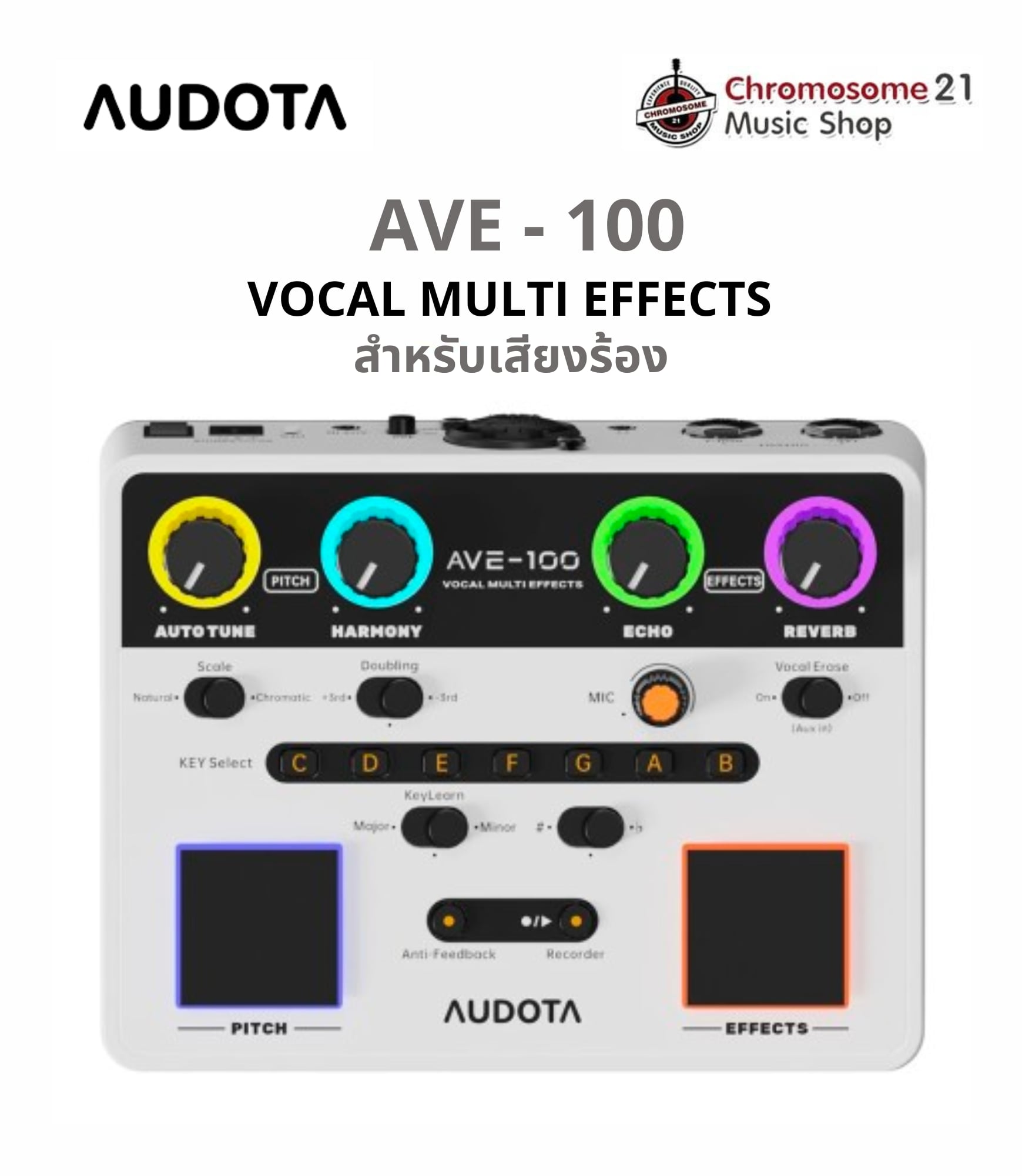 เอฟเฟคร้อง Audota AVE-100 Vocal Multi Effect