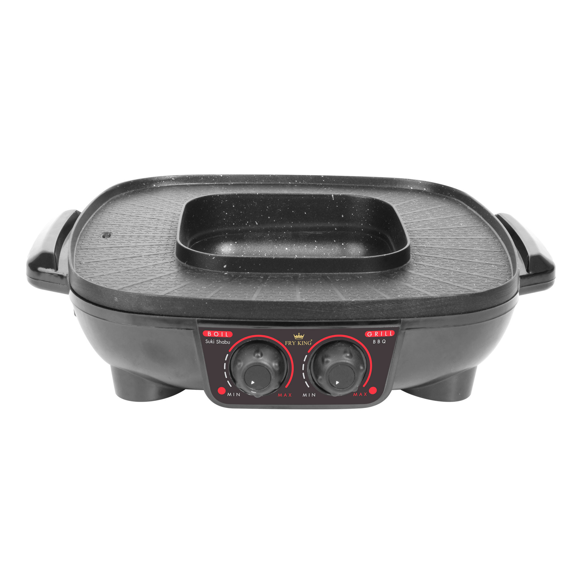 FRY KING เตาปิ้งย่างอเนกประสงค์ พร้อมหม้อสุกี้ชาบู (2 in 1) รุ่น FR-BQ6