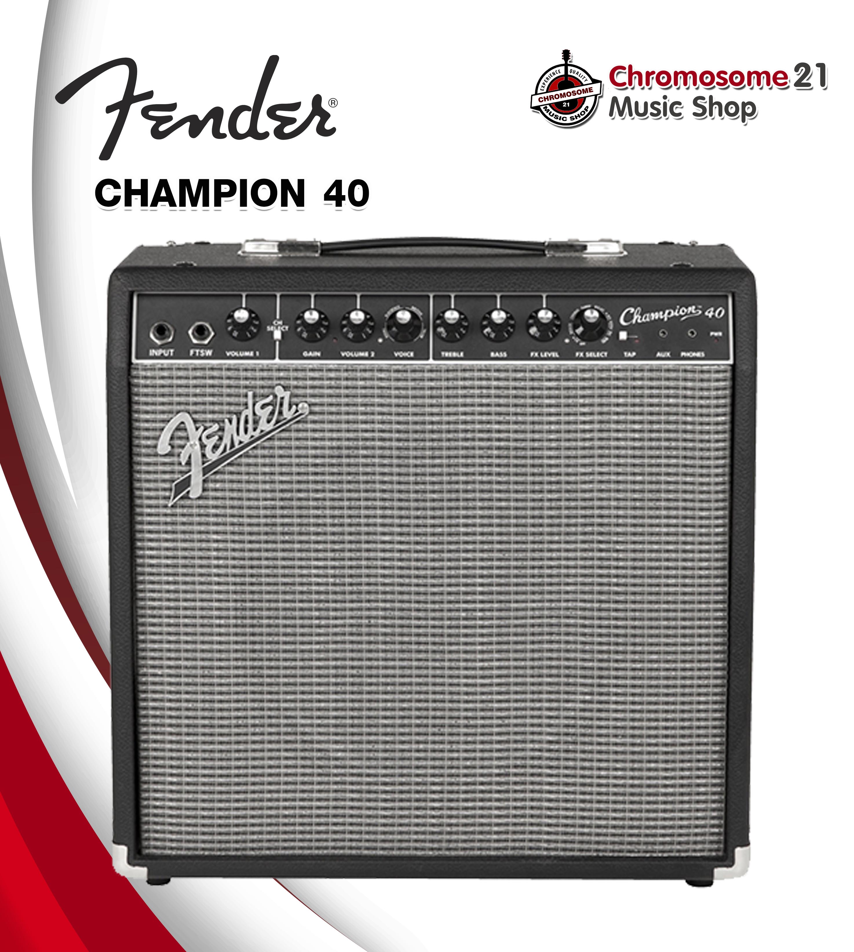 แอมป์กีตาร์ไฟฟ้า Fender Champion 40