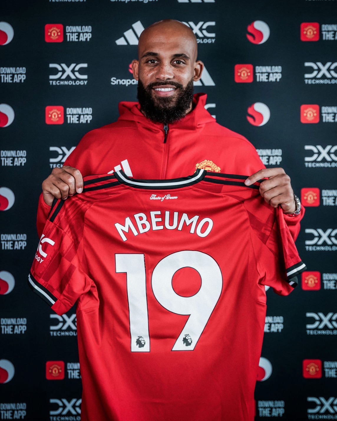 มาใหม่ เสื้อฟุตบอลเเมนยู เหย้า สีเเดง Player Version Manchester United Home Jersey เกรดนักเตะ 2026 พร้อม MBEUMO # 19 อามลีค