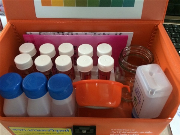 ชุดตรวจสอบอินทรียวัตถุในดิน