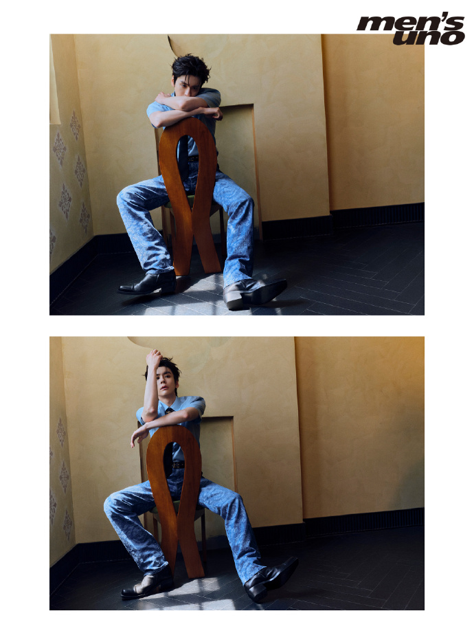 Pre - นิตยสาร Men’s Uno เว่ยเจ๋อหมิง WeiZheming 魏哲鸣 2025+ โปสเตอร์พับ