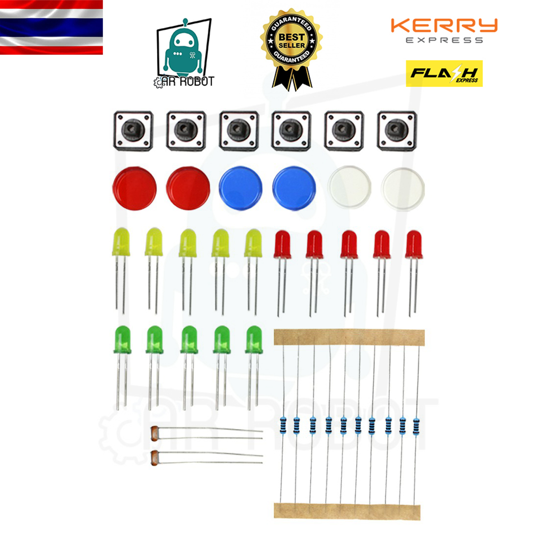 Arduino UNO R3 Starter Kit ชุดเรียนรู้บอร์ด Arduino UNO R3 1 ชุด