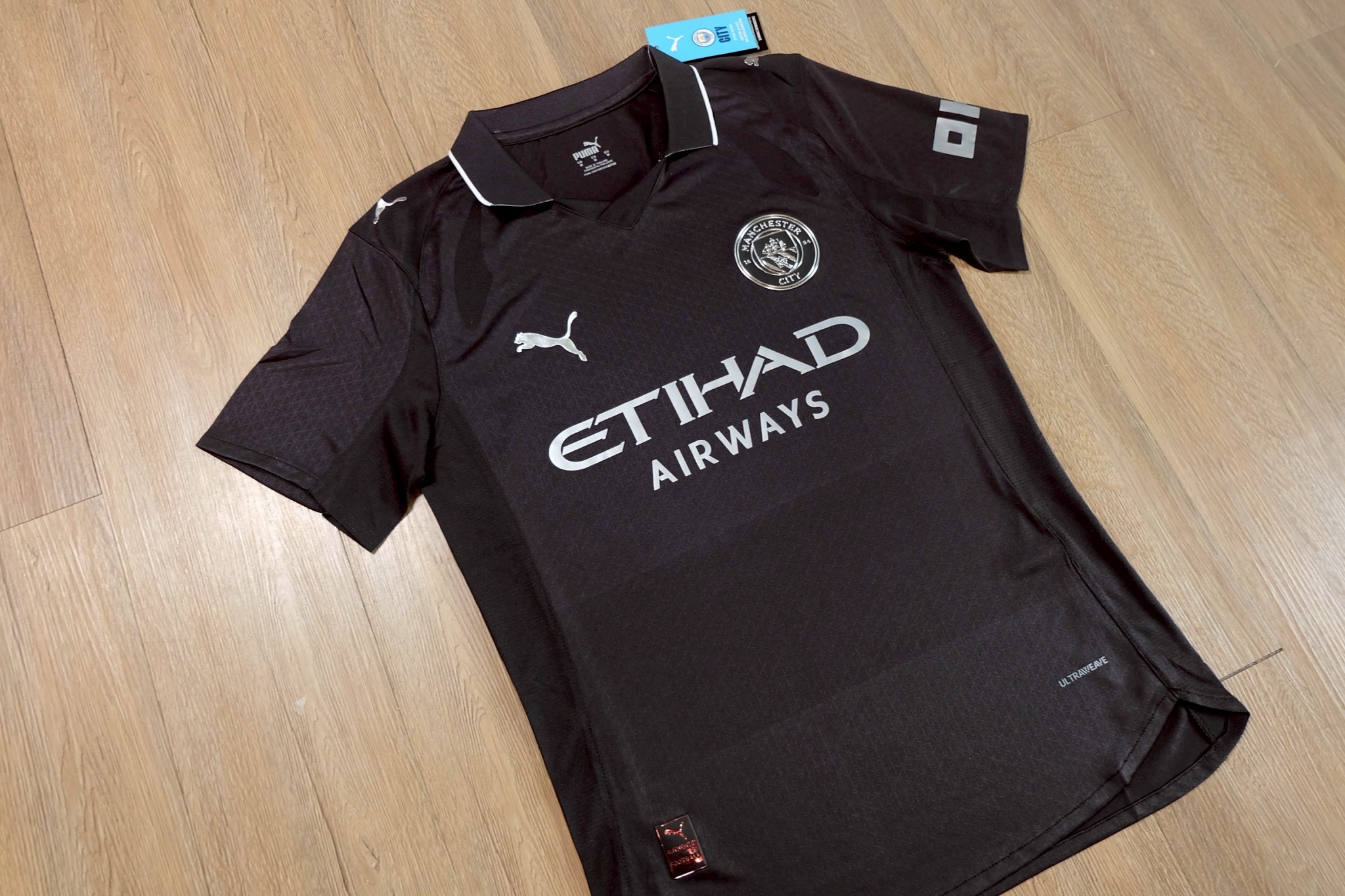 2025-26 เสื้อฟุตบอลเเมนซิฯ สีดำ สำหรับผู้ชาย Player Edition เกรดนักเตะ Size S-2XL