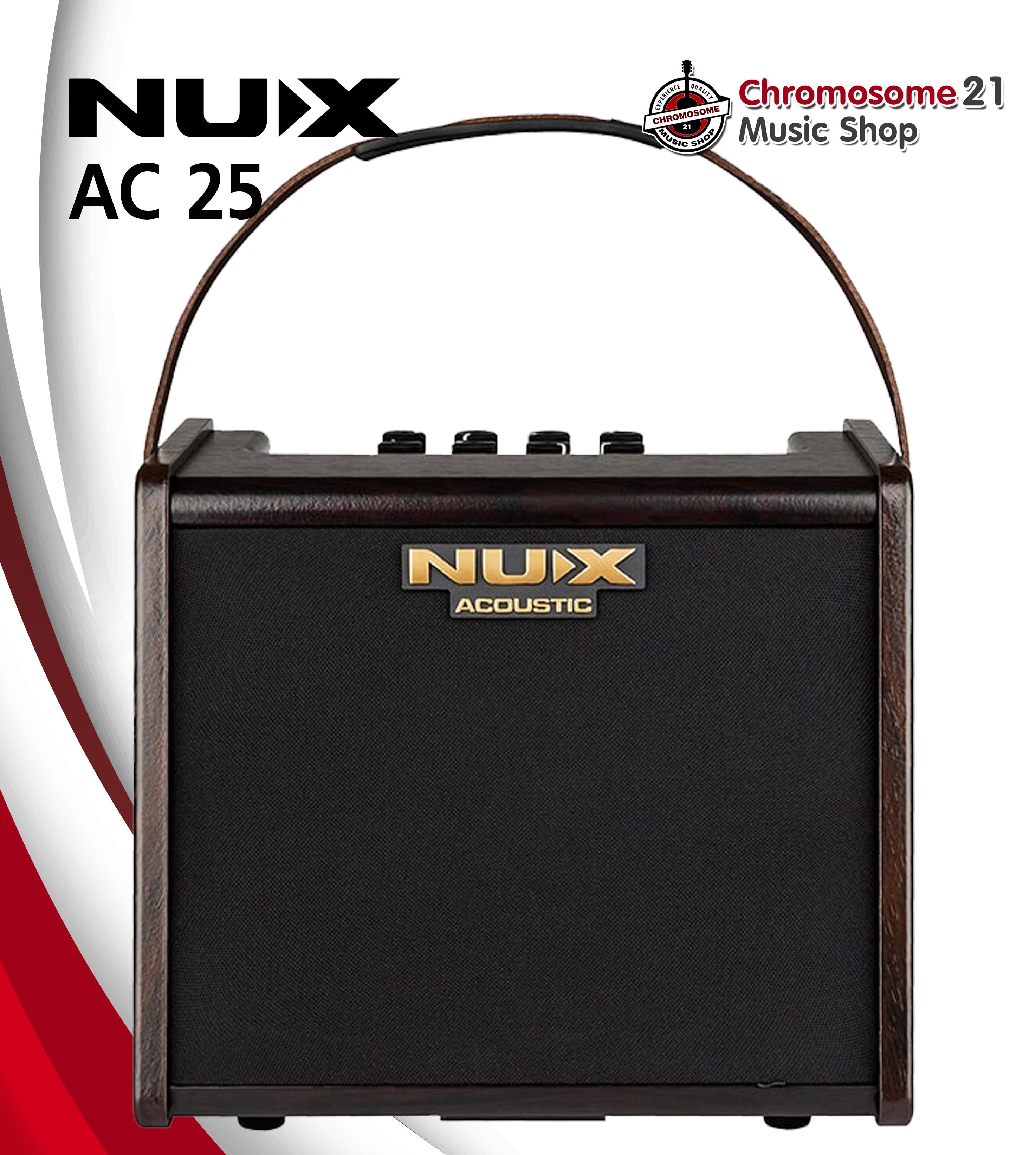 Nux AC-25 Stageman Acoustic Amp with Bluetooth แอมป์กีตาร์โปร่ง