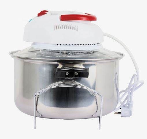 SMARTHOME หม้ออบลมร้อน โถแสตนเลส MV-1203 Halogen 1200 วัตต์ 12 ลิตร หม้ออบ หม้อลมร้อน หม้อไฟฟ้า ฮาโลเจน