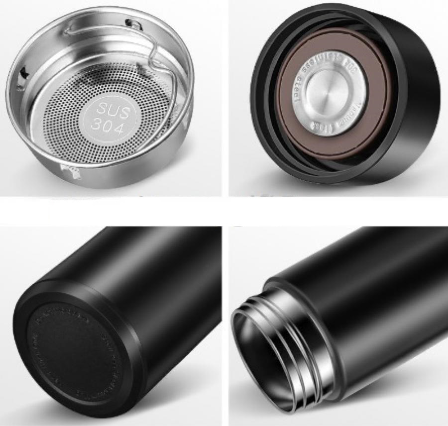 กระบอกน้ำสแตนเลส ตัวเลขบอกอุณหภูมิ (รหัส SP-052)