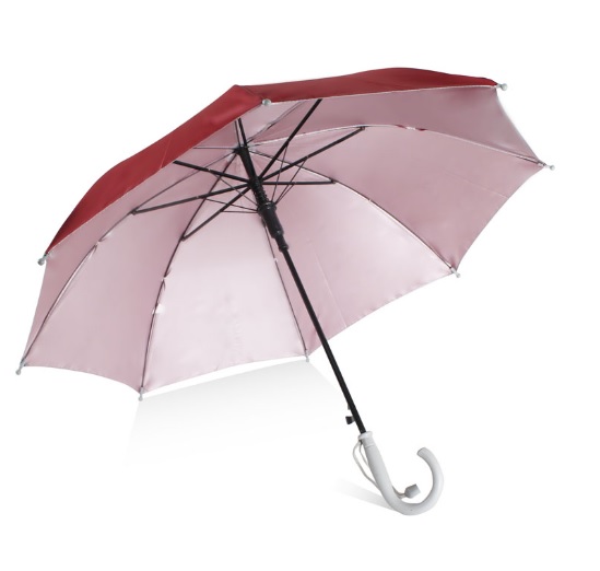 ร่มตอนเดียว 16 นิ้ว สีแดง