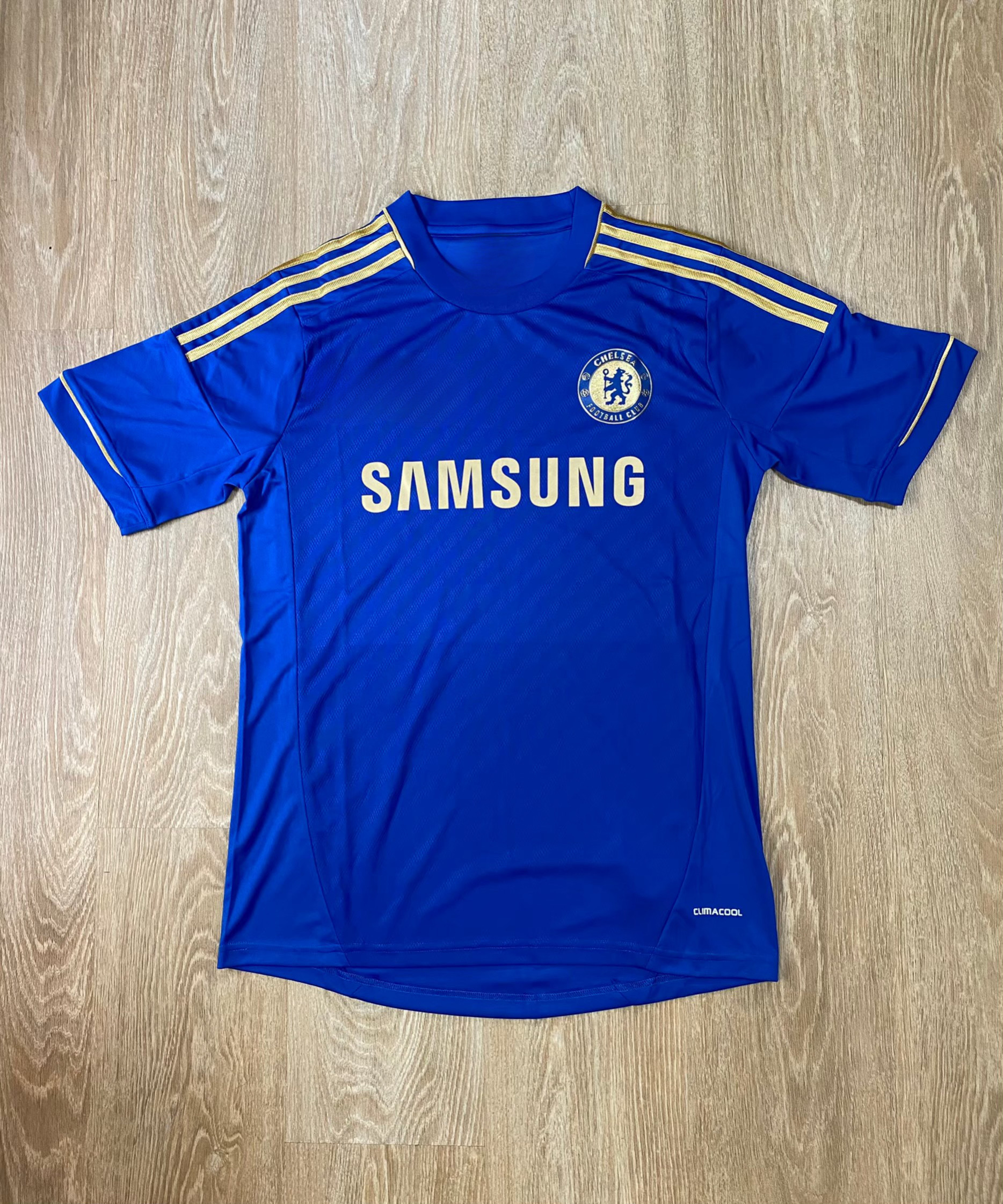 Retro : เสื้อบอลย้อนยุค Vintage ทีมเชลซี เหย้า Chelsea Home 2013 สีน้ำเงิน